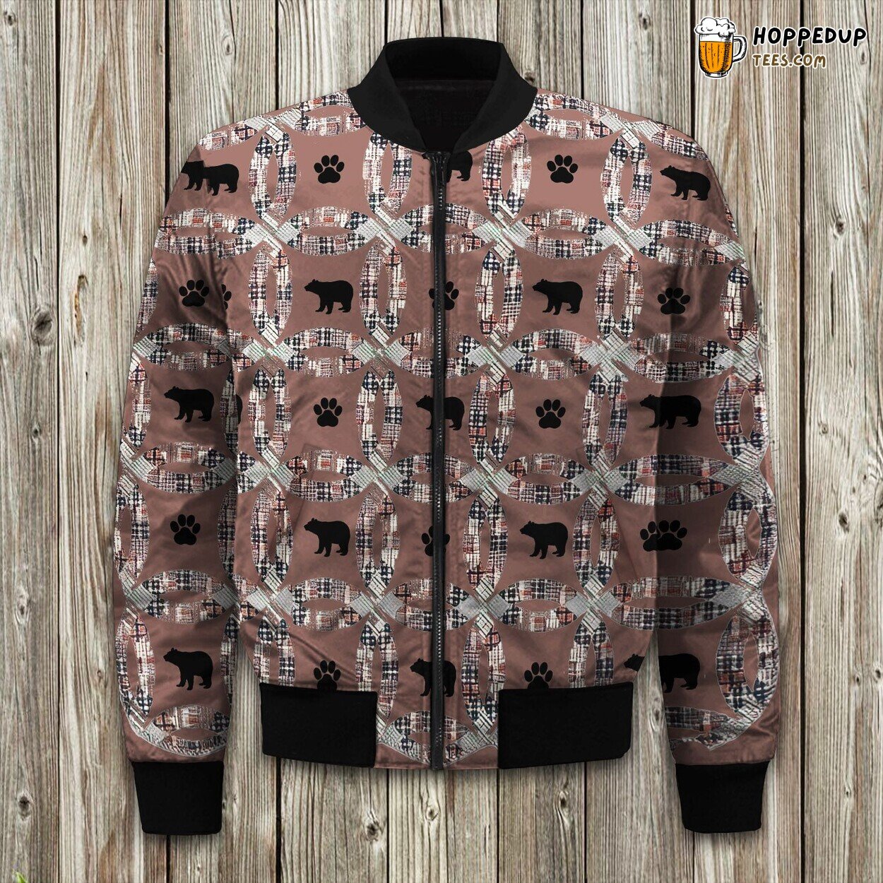 Woodland Bear Trail Bomber Jacket