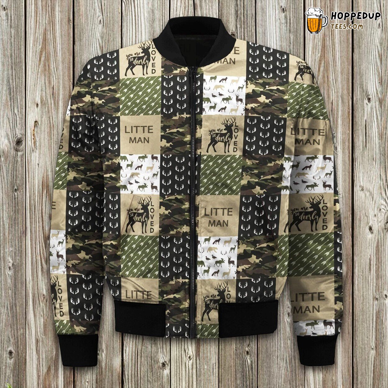 Woodland Camouflage Bomber Jacket