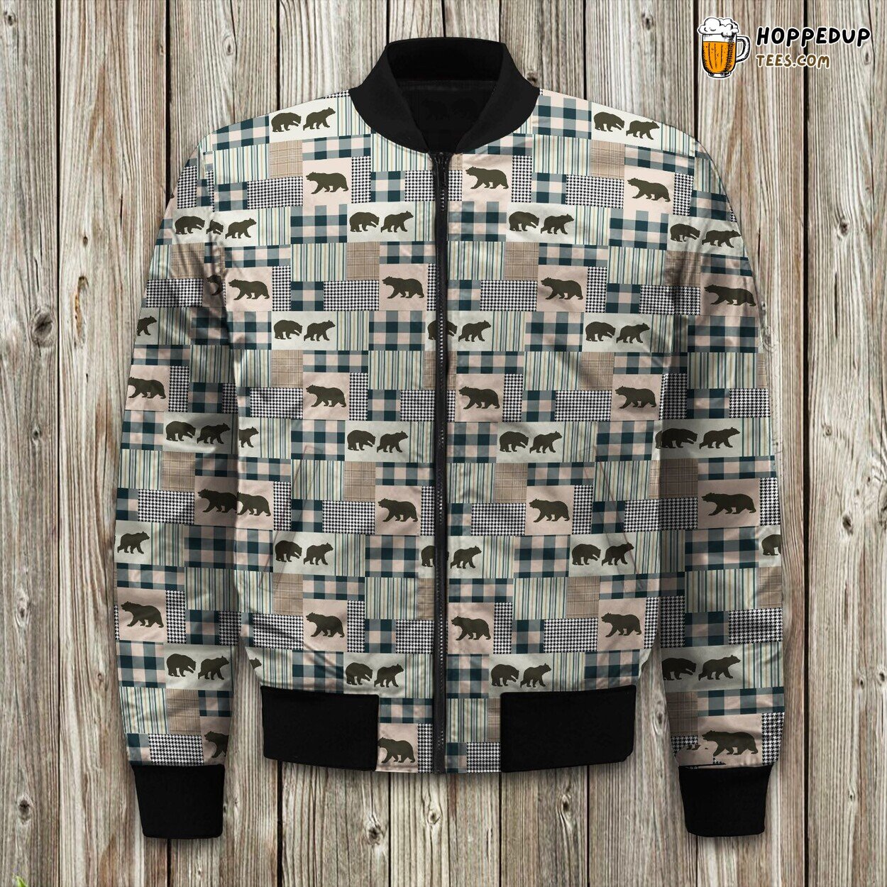 Woolrich Falls Inspired Winter Bomber Jacket Cascading Beauty Fashion