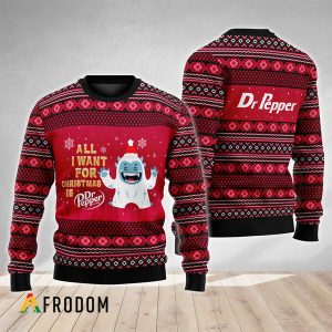 Dr Pepper Ugly Sweater