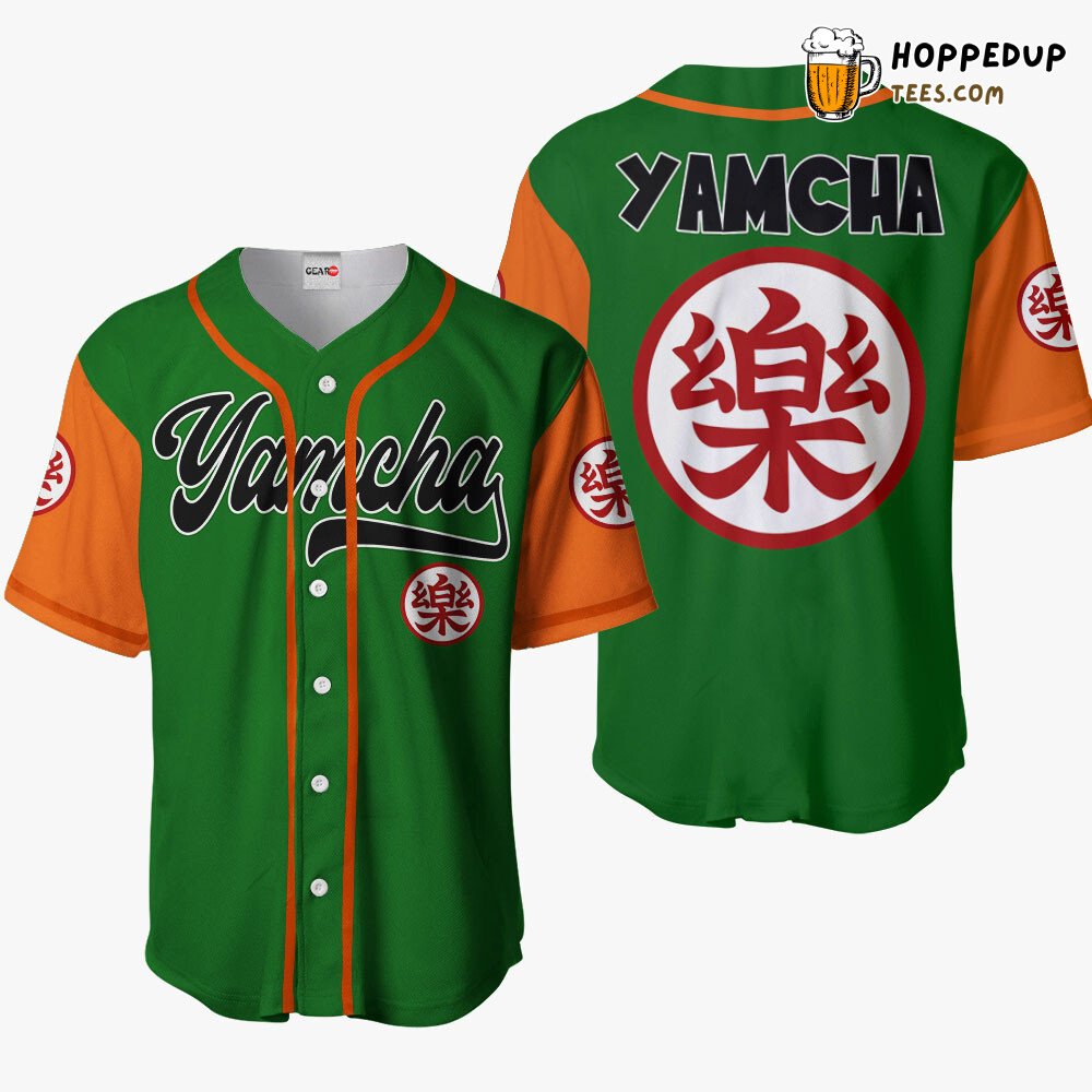 Yamcha Emblem Unique Baseball Jersey Collection Distinctive Design Edition Style Yamcha Emblem Unique Baseball Jersey Collection Distinctive Design Edition Style