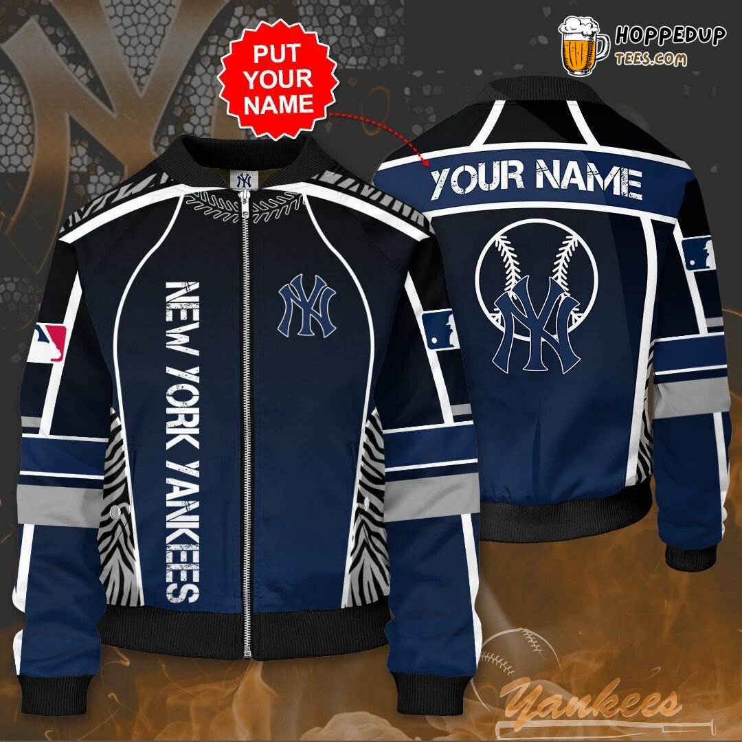 Yankees MLB Exclusively Customized Name Premium Bomber Jacket