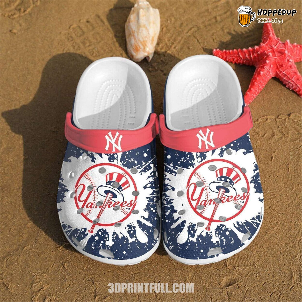 Yankees Team Fan Gift Rubber Comfortable Clog Shoescrocband Clogs