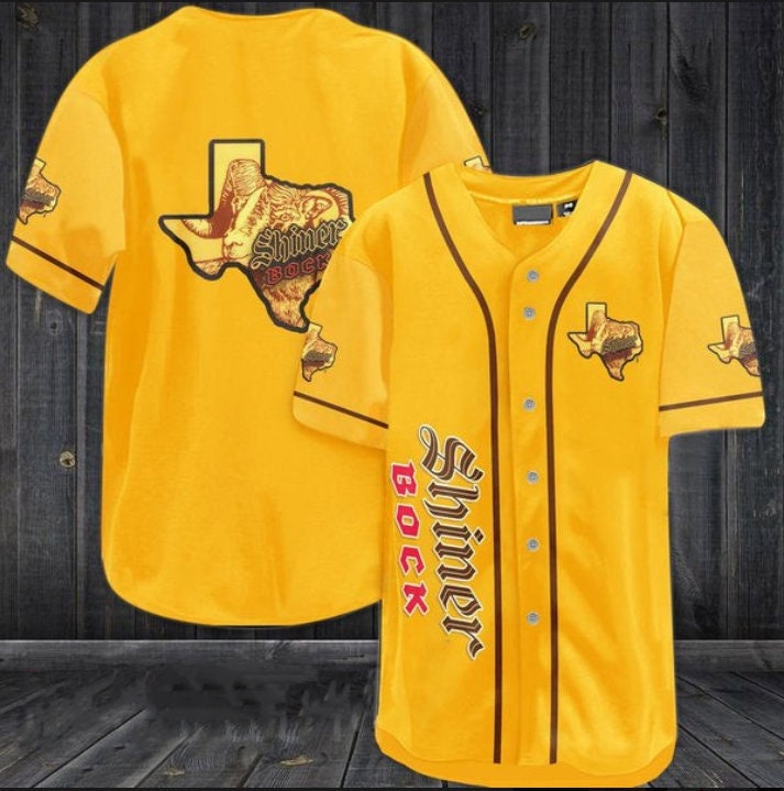 Yellow Shiner Bock Beer Lovers Baseball Jersey HU