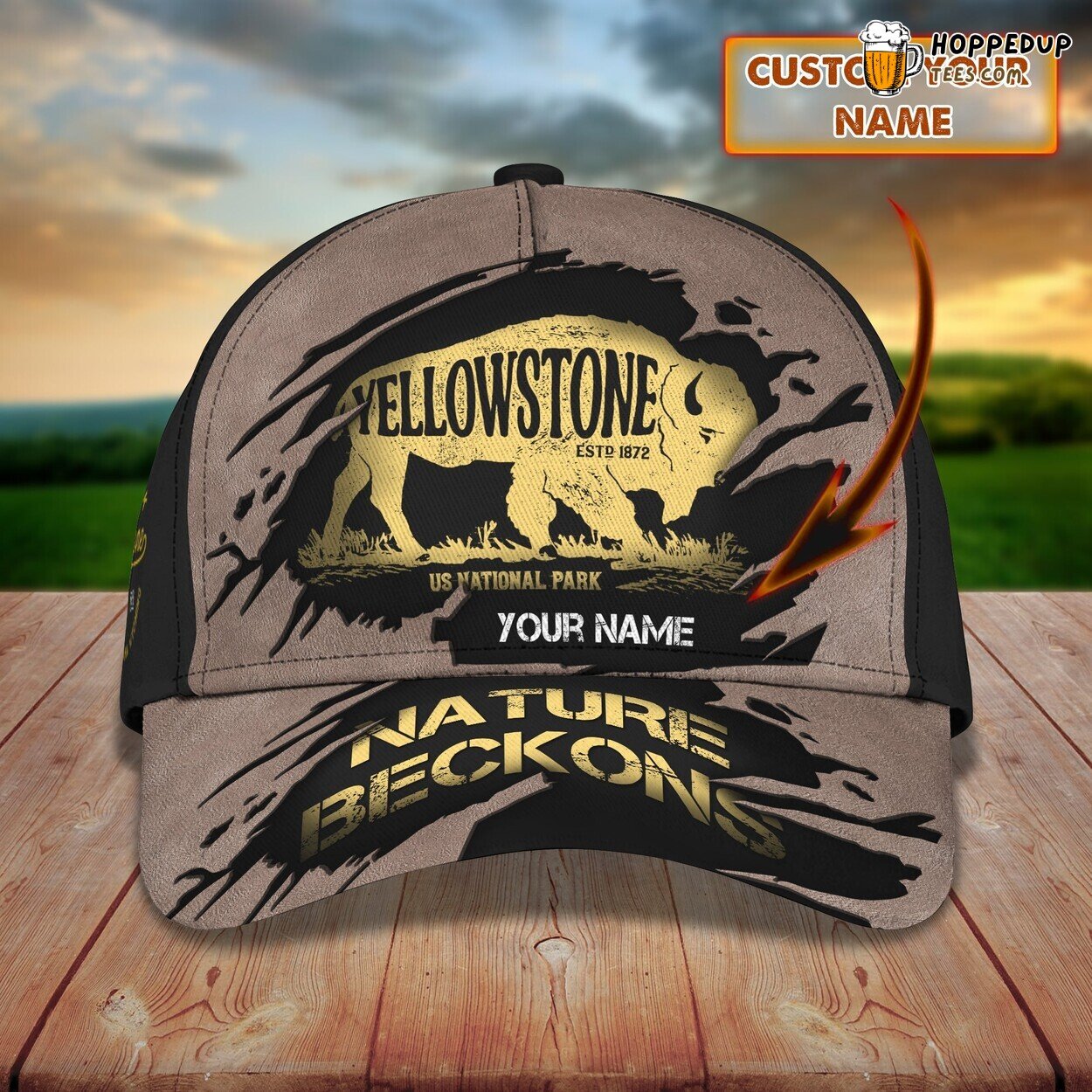 Yellowstone 3D Classic Cap Personalized Name Design Premium Unique Style