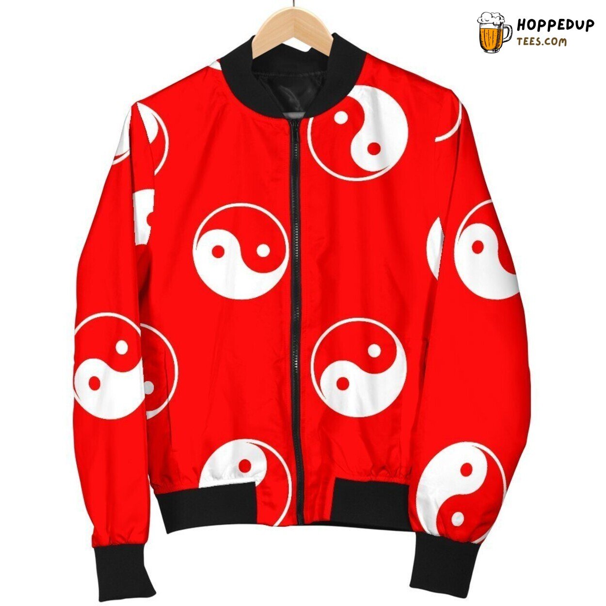 Yin Yang Classic Harmony Men’s Bomber Jacket Balanced Spiritual Design Tribute Yin Yang Classic Harmony Men’s Bomber Jacket Balanced Spiritual Design Tribute
