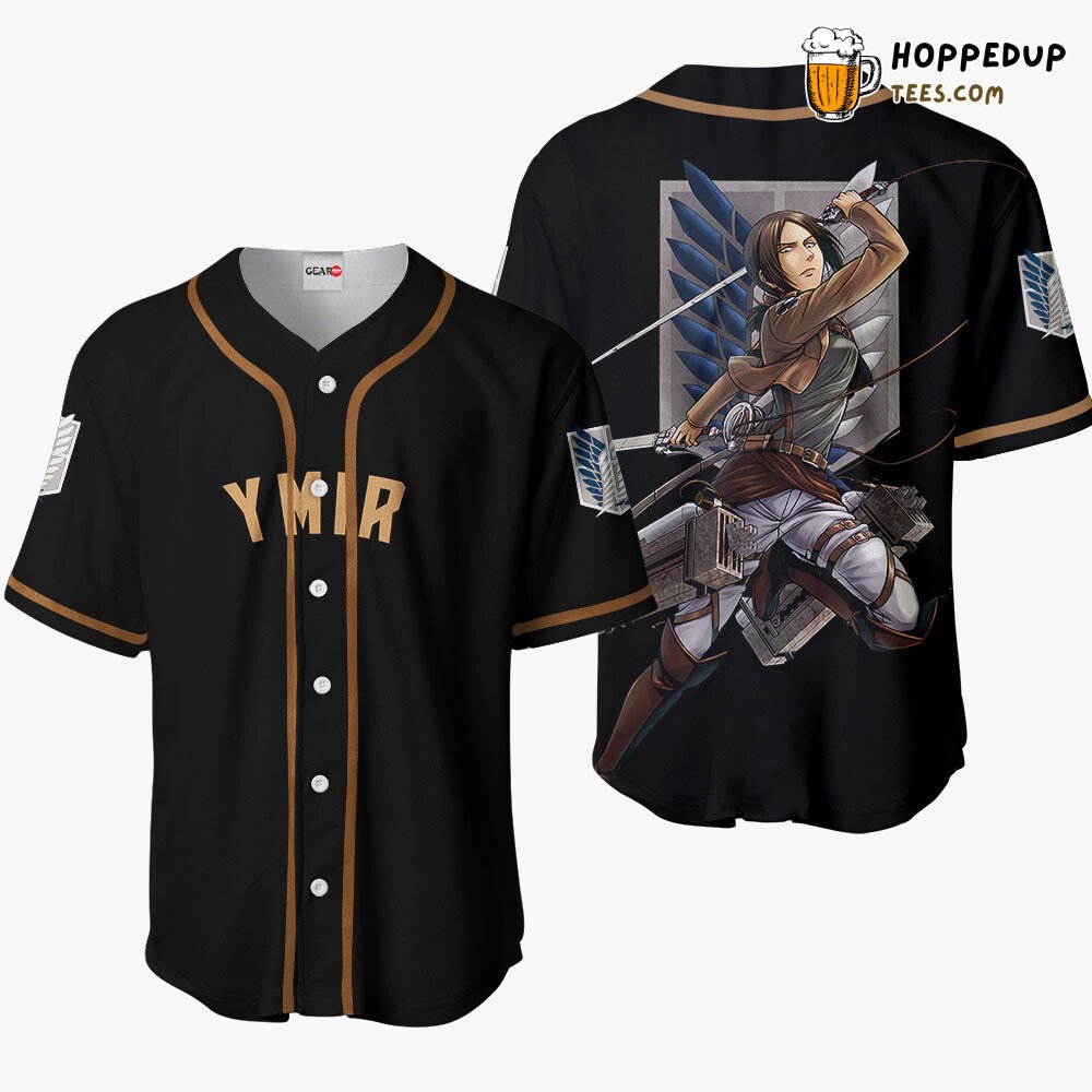 Ymir Distinctive Unique Anime Design Baseball Jersey Collection Edition Ymir Distinctive Unique Anime Design Baseball Jersey Collection Edition
