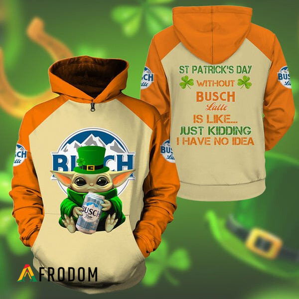Yoda Busch Latte St Patrick Day Hoodie Design HU