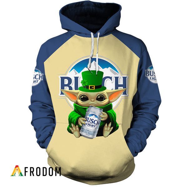 Yoda Busch Light St Patrick Day Hoodie HU