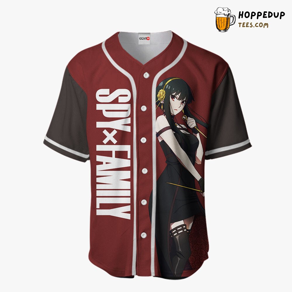 Yor Forger Distinctive Style Anime Baseball Jersey Unique Design Collection