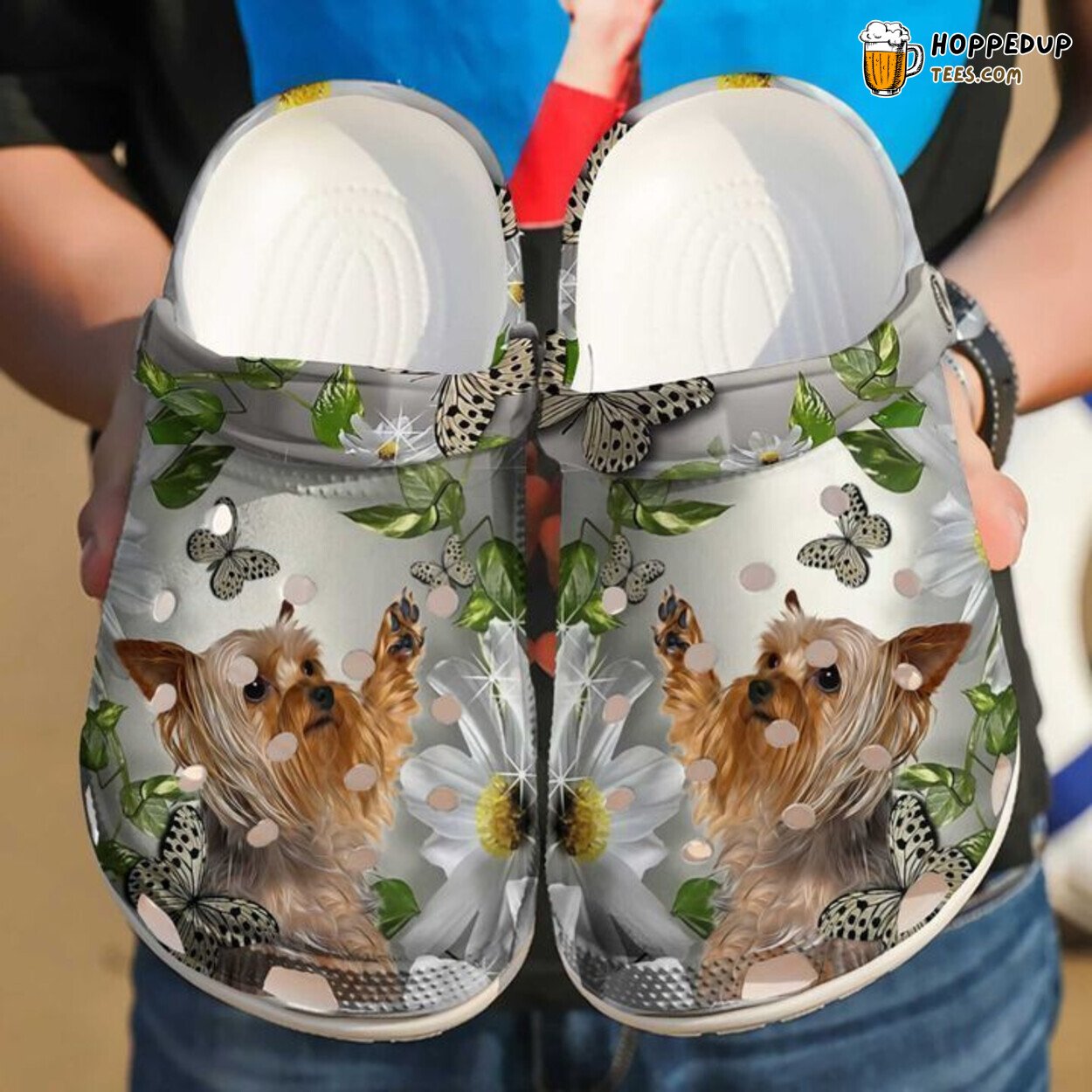 Yorkie And Daisy Comfortable Rubber Clogs Canine Inspired Footwear