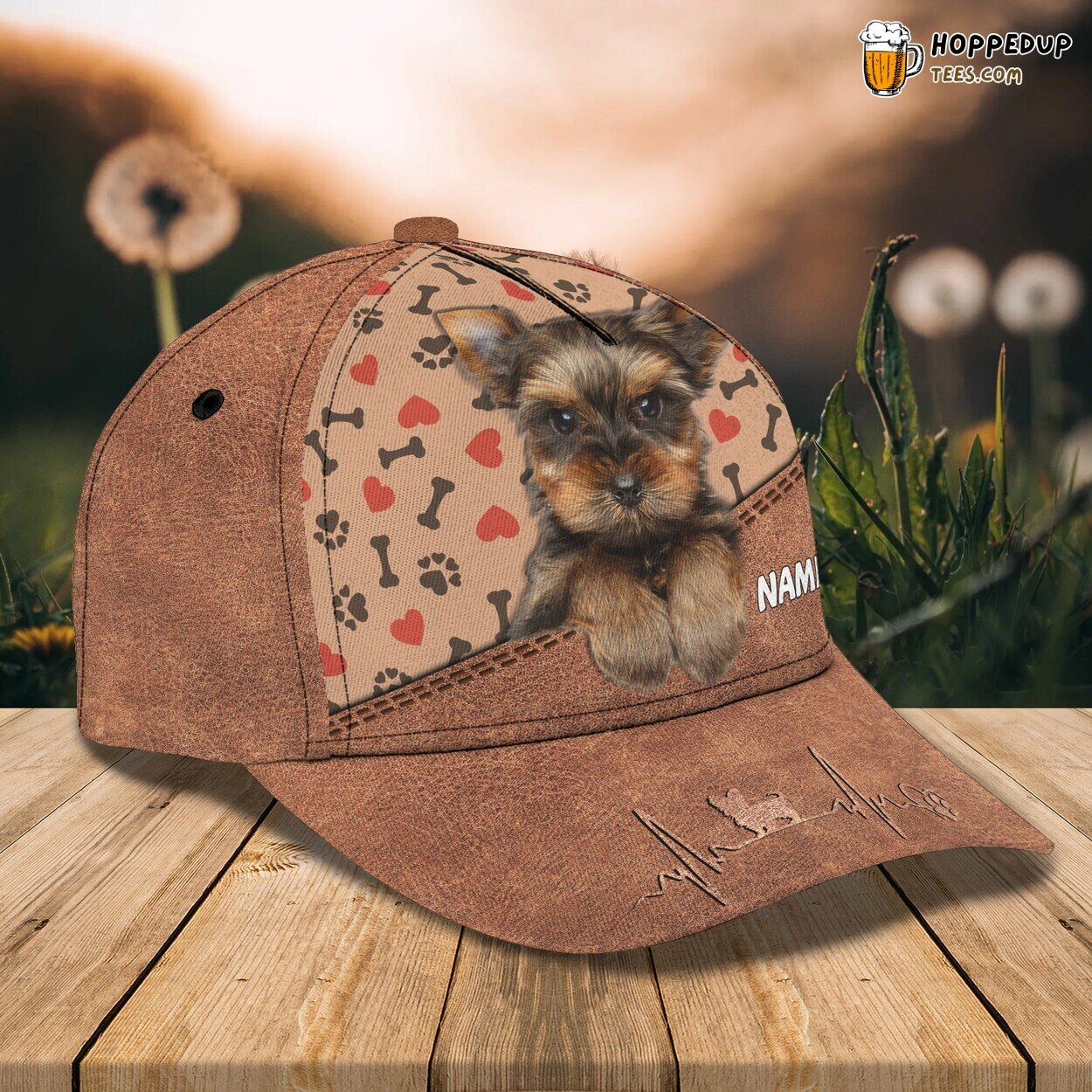 Yorkie Cute Design Classic 3D Cap Unique Authentic Premium Edition Series Look Yorkie Cute Design Classic 3D Cap Unique Authentic Premium Edition Series Look