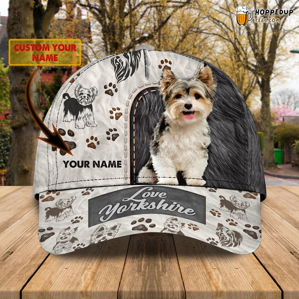 Yorkshire Lovers 3D Classic Cap Personalized Name Unique Design Style