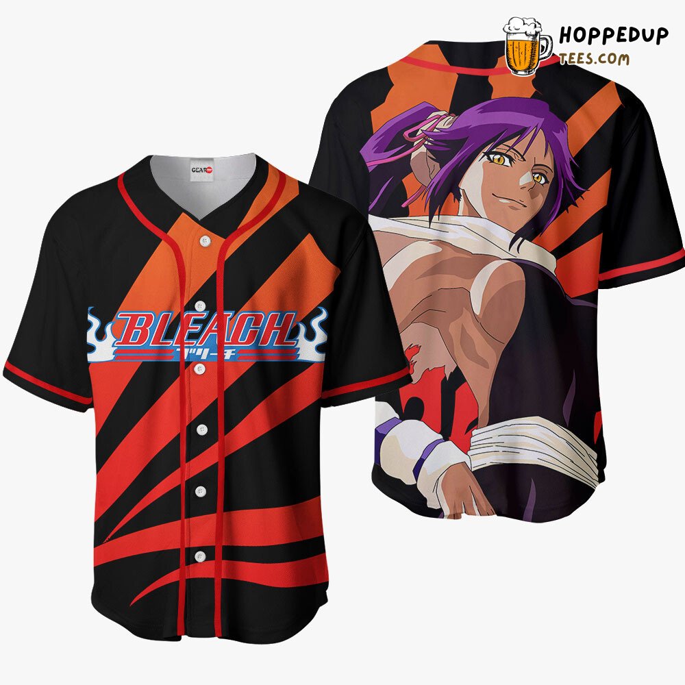 Yoruichi Shihouin Unique Distinctive Anime Baseball Jersey Shirt Style
