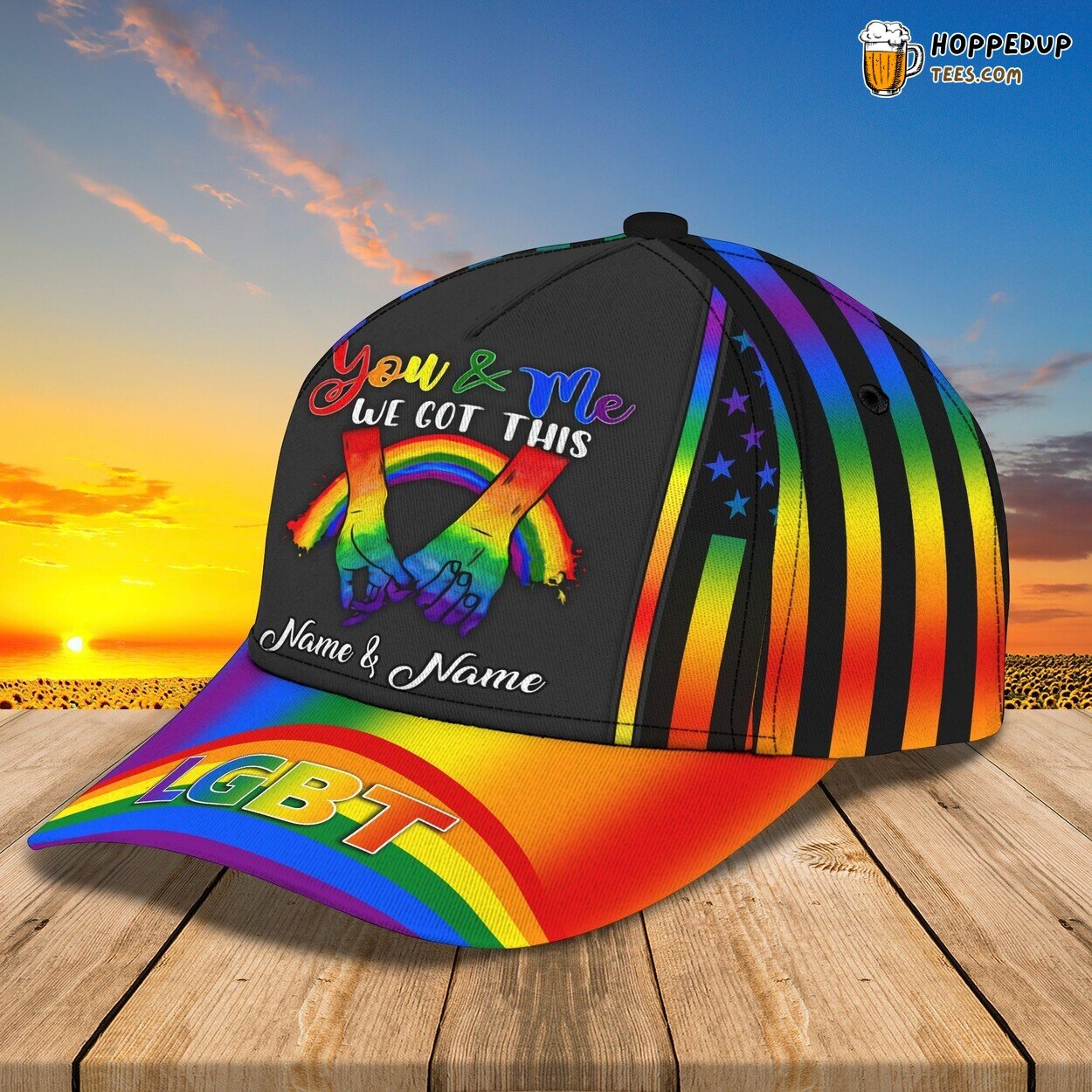 You Me Got This LGBT Lover Personalized Name Cap Special Design Hat