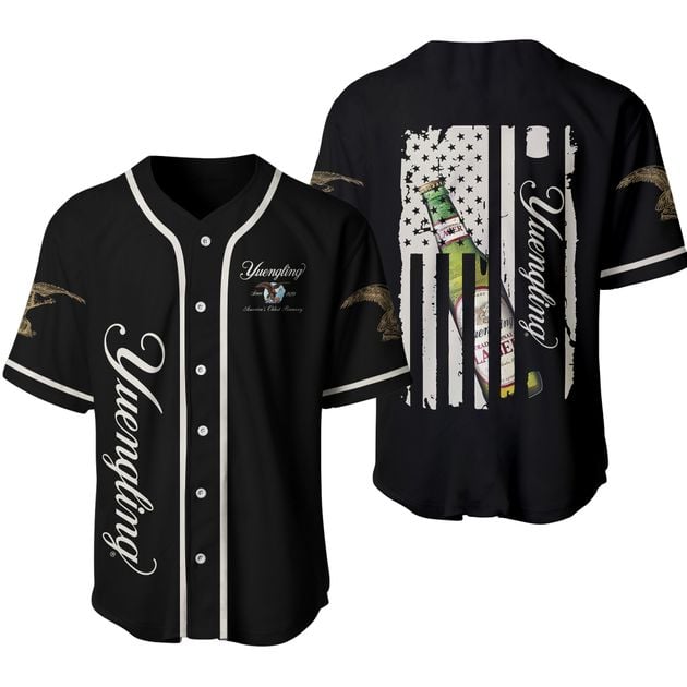 Yuengling Flag Beer Baseball Jersey Sport Fashion HU