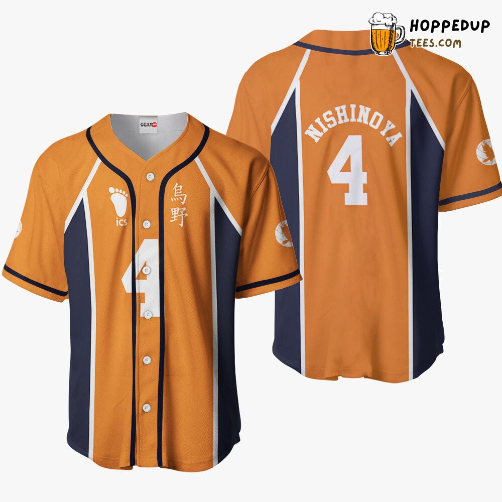 Yuu Nishinoya Unique Costume Design Baseball Jersey Distinctive Collection Yuu Nishinoya Unique Costume Design Baseball Jersey Distinctive Collection