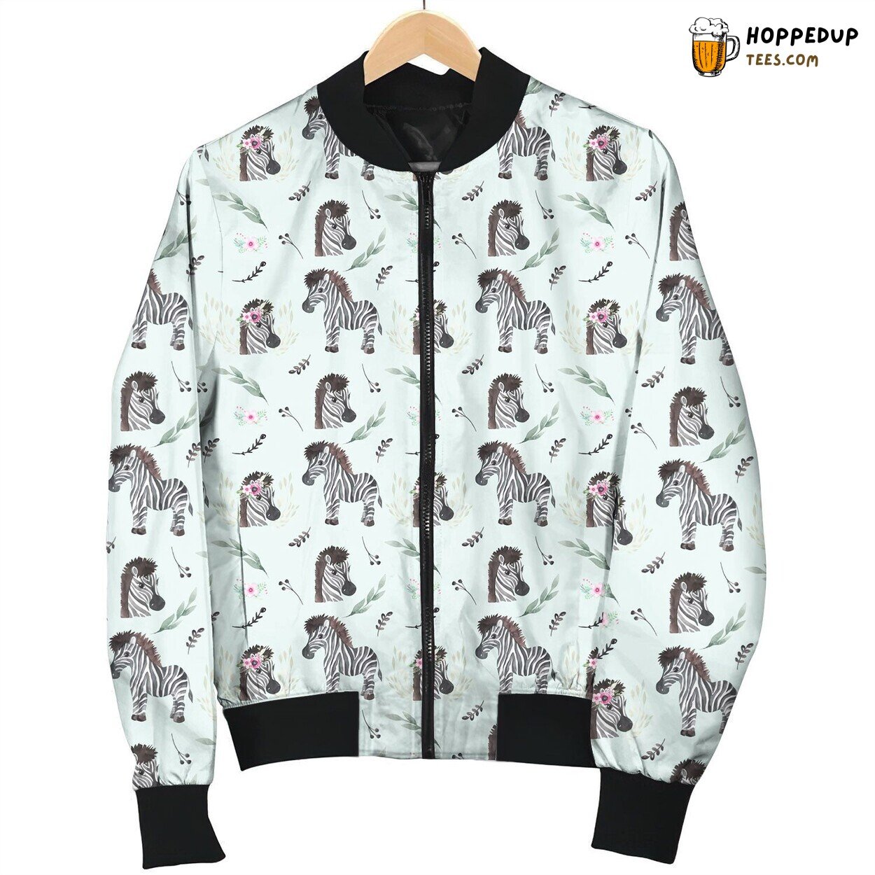 Zebra Baby Cute Essence Winter Bomber Jacket Newborn Stripe Chic