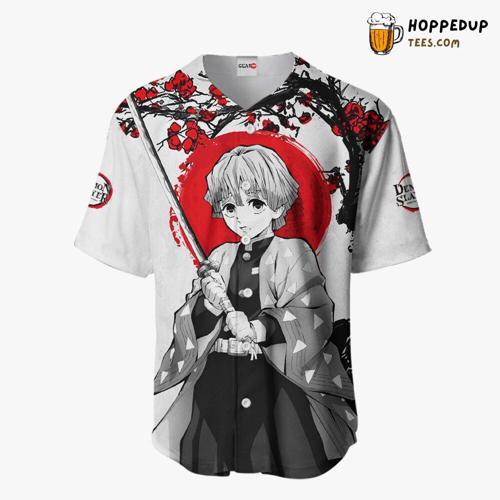 Zenitsu Distinctive Japan Design Unique Baseball Jersey Edition Style
