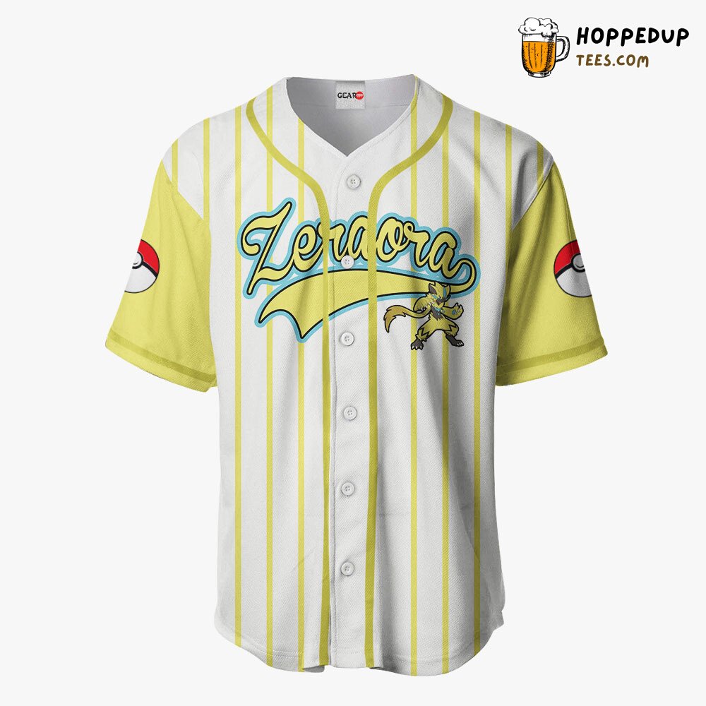 Zeraora Unique Design Baseball Jersey Collection Edition Distinctive Style
