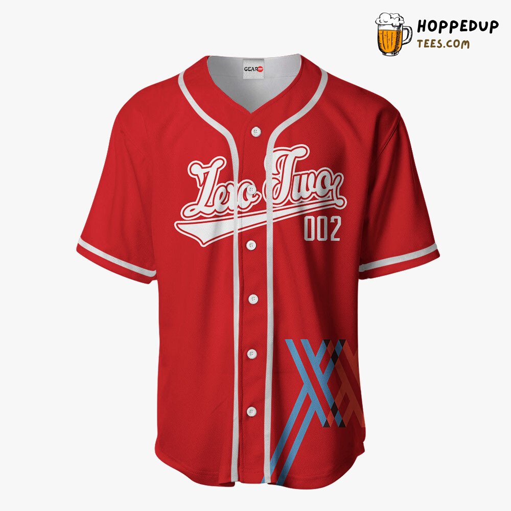 Zero Two Distinctive Anime Baseball Jersey Shirt Unique Edition Theme