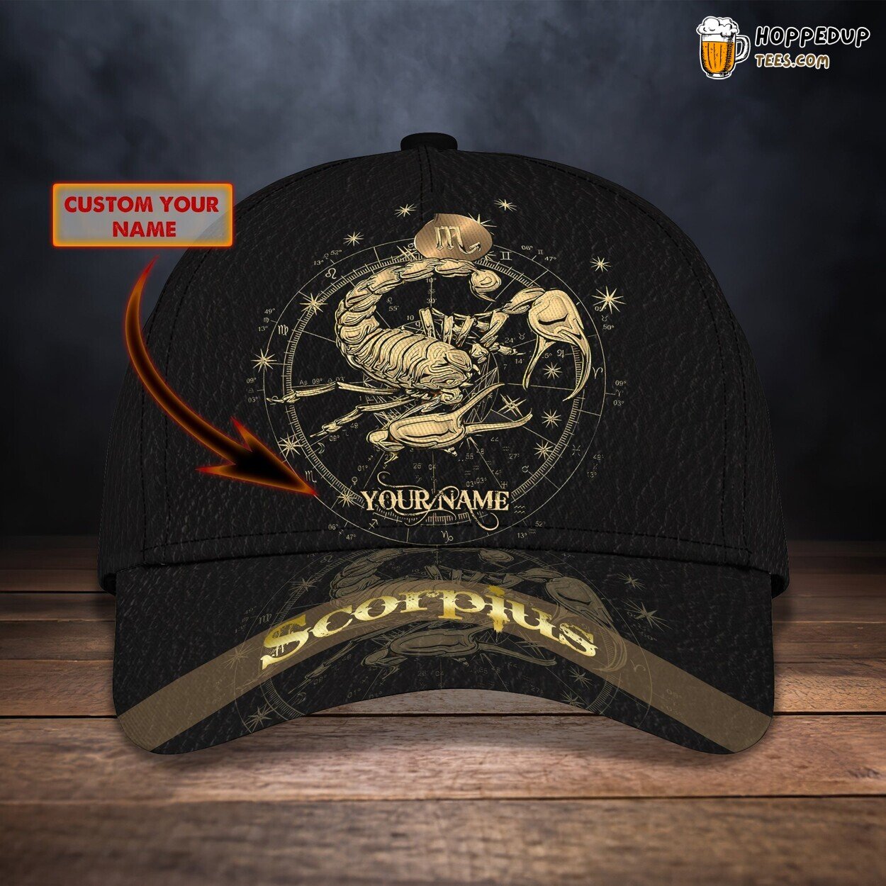Zodiac Sign Scorpius 3D Classic Cap Personalized Unique Design Trend